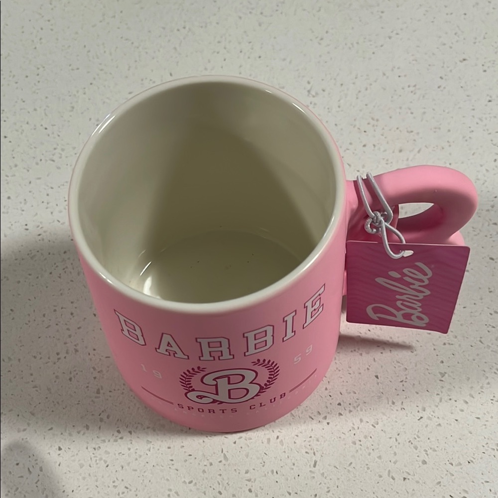 Barbie SPORTS CLUB 59 Mug 21 oz Pink Matte Finish With a B Handle, NWT - Picture 3 of 5